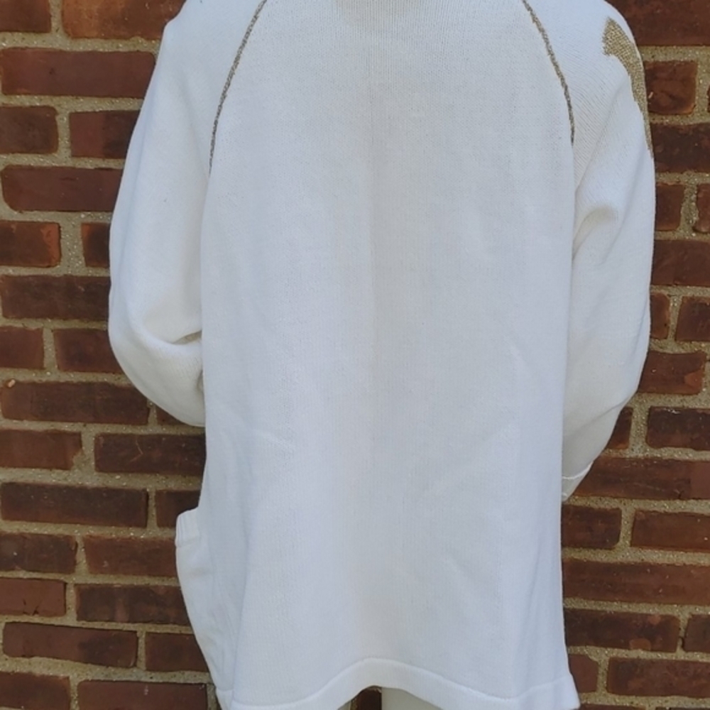 White Outlander Gold Winter sweater 14‎ - Picture 6 of 12